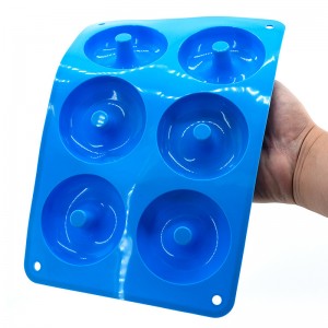 Moldes de donas de silicona: juego de sartén sin palos antiadherentes, ¡solo explote! Resistente al calor, hace perfectas bagels de galletas de pastel de donas, sin lavavajillas, seguro de lavavajillas