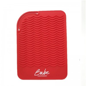 Almohadilla profesional de estación de forma resistente al calor de silicona, adecuada para todos los alisadores de pelo, rizadores de pelo, almohadillas de alisadores de pelo, planchas, utensilios para el cabello, secadores de pelo, pe...