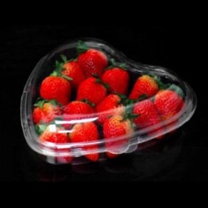 Tapa transparente de caja cardioide 185*45 mm