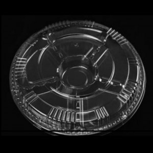 Six-Compartment Fresh-cut Fruits Box Lid 290*195*75 mm HJ-6F320