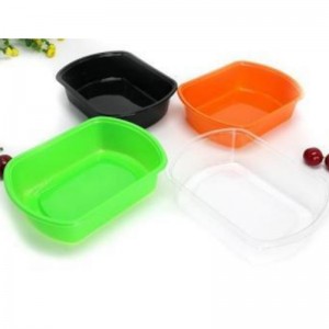 Bandeja de fruta colorida sin tapa 170*125*38 mm HGF-024