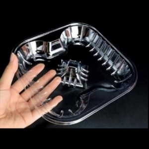 Bandeja de fruta ranurada sin tapa 190*190*25 mm HGF-4A (85)