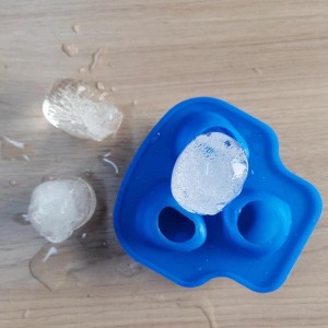 Bandejas de cubos de hielo de silicona moldes de cubos de hielo de silicona grandes, reutilizables, sin BPA, para whisky, cócteles, cubitos de hielo seguros apilables