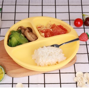 Tazas de succión para bebés de silicona, tazas de succión de alimentación autodenominada paraniños, platos de alimentación de silicona para bebés divididos para bebés destetados, sin BPA, microondas, lavavajillas y horno-tazones ...