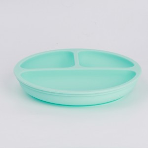 Tazas de succión para bebés de silicona, tazas de succión de alimentación autodenominada paraniños, platos de alimentación de silicona para bebés divididos para bebés destetados, sin BPA, microondas, lavavajillas y horno-tazones ...
