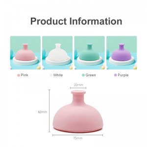 Silicone Baby Belch Patter, Herramienta de aleteo Belch Flatus de losniños, masajeador de taza de palma de bebé, saludable, ecológico y fácil de limpiar