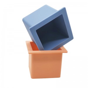 Moldes de bandeja de hielo de silicona grande BPA Free, bandeja de hielo cuadrada de un solo agujero flexible, fácil liberación de hielo de derretimiento lento, para whisky, cócteles, regalos