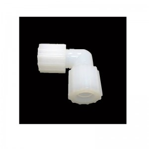 Proceso de moldeo por inyección de la articulación PFA Moldura de plástico ácido ácido Alkali Resistente a la tubería PTFE resistente a la tubería Piezas personalizadas Piezas personalizadas