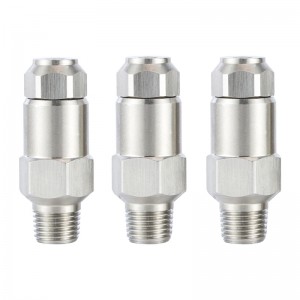 Boquilla de atomización hidráulica de acero inoxidable Humedad Humedad Aire Atomizante Atomización de boquilla de pulverización deneblina fina boquilla de aerosol atomizante