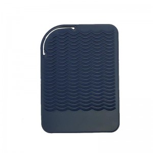 Almohadilla resistente al calor de la almohadilla de hierro Hot Tool Tool Lisders Training Carry Silicone Almohadilla fácil de limpiar duradera