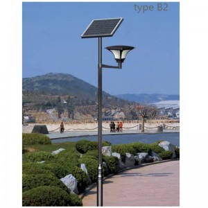 Luces de jardín de jardín led solar series tipo B