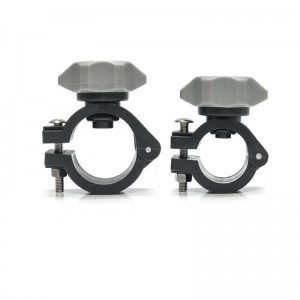 Boquilla de pulverización de ventilador plano de plástico de montaje de tubería de alta calidad, boquilla de clip de palanca de plástico de liberación rápida de liberación rápida