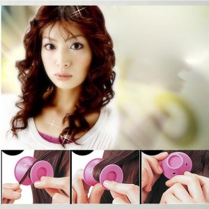 Sin rizadores de calentamiento de calor, rizadores de silicona herramientas de rizado, sin calefacción, sin daños en el cabello, fácil de limpiar