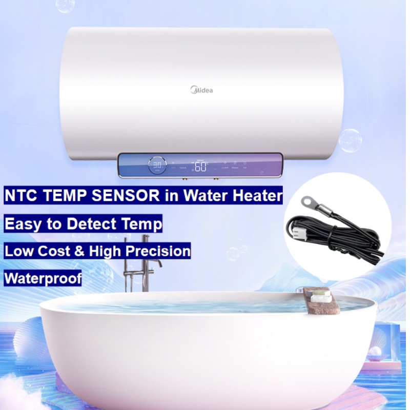 Sensor de temperatura del termistor NTC en calentador de agua