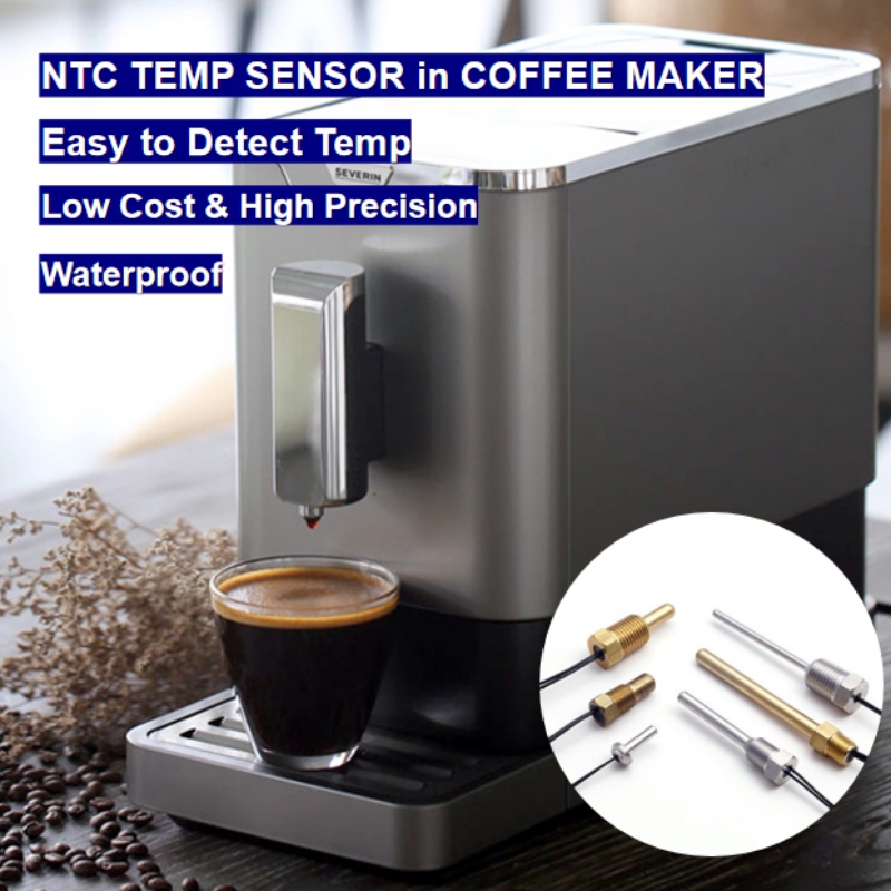 Sensor de temperatura del termistor NTC en cafetera