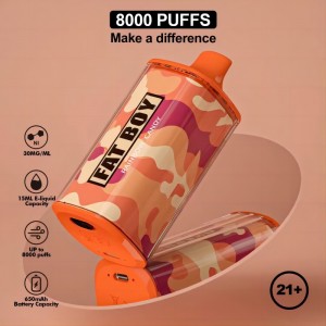 Todas las variantes de disponibles para el extranjero Vaca Pod Asvape Fabor Pod pueden pavimentar vape 8000 vape desechable