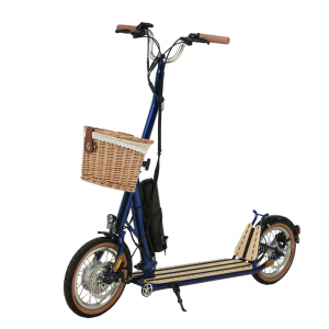 H10- 14 pulgadas de maquanismo doble plegable scooter eléctrico