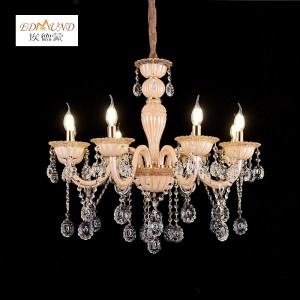 1308-8 Decoración moderna de lujo de la lámpara de cristal