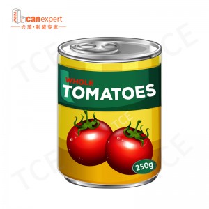 Venta al por mayor Custom Small Food Safe Great Metal Cats de lata vacío para envases de envasado de alimentos Canning con tapa