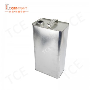 El contenedor de estaño de metal rectangular cuadrado puede para pegamento/engine Oil/machine Oil/solvent/Paint Embalaje