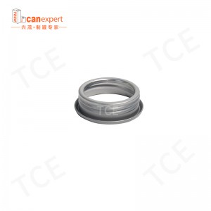 TCE- Factory Direct Metal puede tornillo de la boca 42 mm de diámetro 0.25 mm de espesor Tapa de tornillo