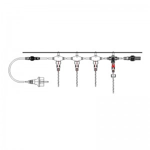 Juego de luz de Navidad LED