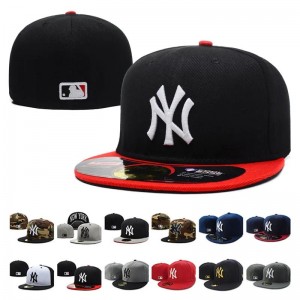 2023 Fashion Custom 6 Panel Flat Brim Borded Logo Borded Logotipo Hombres de béisbol deportivos al aire libre Sombreros de béisbol para mayoristas