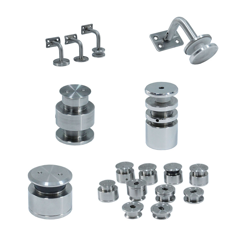 Accesorios de barandilla de acero inoxidable Escaleras y balcón Accesorios de vidrio Productos