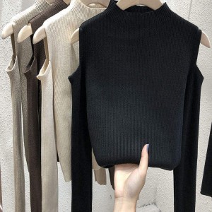 2023 NUEVA FAMINA MUJER DE MUJER DE INVIERNO Color sólido coreano Sweater