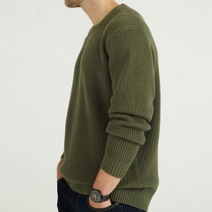100% de algodón de invierno Custom Men \\\\ s Crew Neck Sweater Jopers de suéter