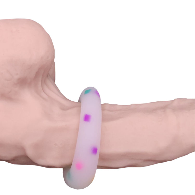 Venta caliente Men sexo juguete anillo de pene anillo de polla para hombres masturbación (gelatina)