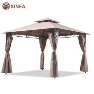 10 \\\\ \'x 13 \\\\\' Gazebo Block Sun Shade Canopy, carpa impermeable con cortinas toldos de fiesta plegables portátiles