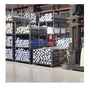 Estante de apilamiento textil