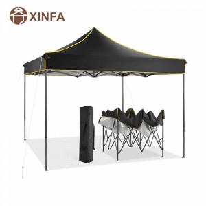 10x 10 carpa emergente carpa comercial Instant Gazebo Tienda de dosel impermeable para fiestas acampandonegro