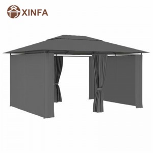 Aluminubracket Backyard Pop Up Bbq Pergolas y Gazebos al aire libre con cortinas