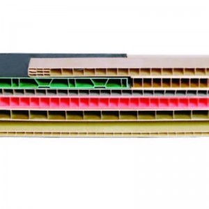 Serie de moldes de panel ancho de plástico