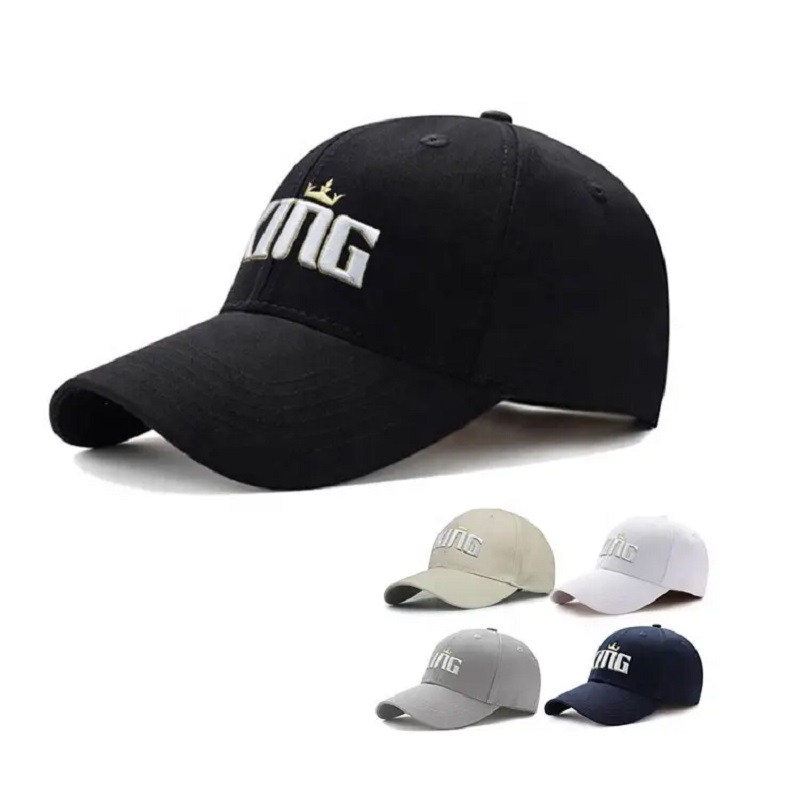 Unisex 6 Panel de alta calidad Tapa de béisbol bordada Mens Sport Sport Hats Logotipo de bordado personalizado Bordery Baseball Hats para hombres