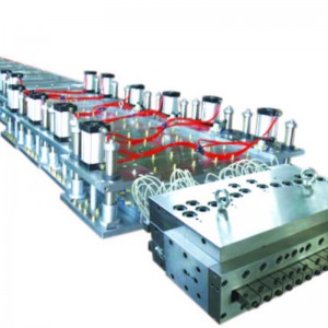 molde de extrusión de plástico con panel ancho