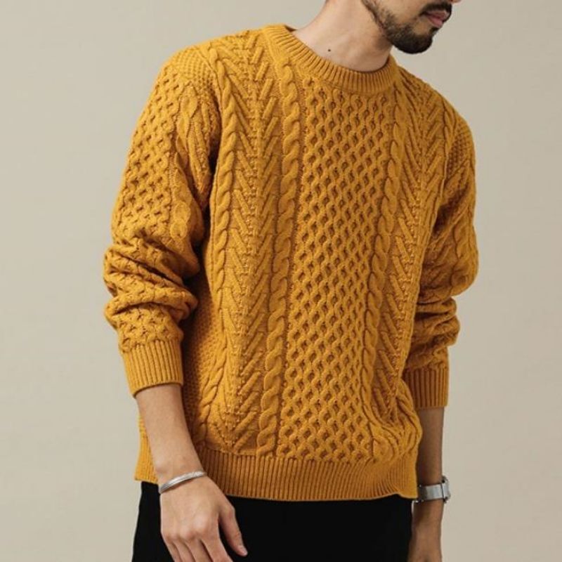 Color sólido Elegante jersey jersey suéteres de punto