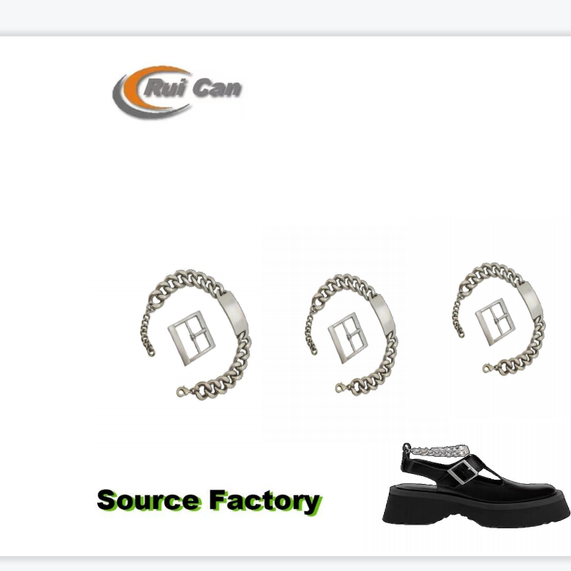 Hebilla del zapato+cadenas de aluminio