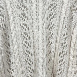 Suéter de manga de manga larga de cuello redondo de cuello redondo de moda