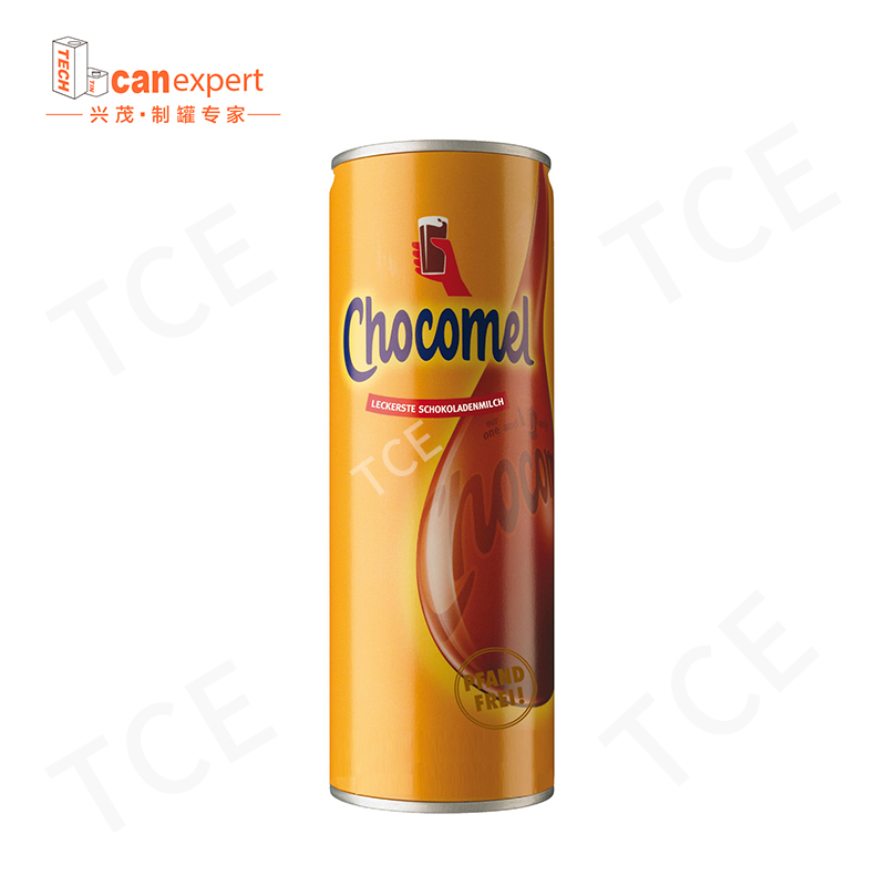 TCE NEW Design Bebada de leche lata de lata de lata de 0.25 mm de metal de sellado