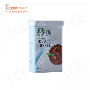 ETC-Custom Tin CAN FABRICANTES Mayoristas de lata cuadrada de lata de metal lata de metal Caja de muestra de té personalizado CAN