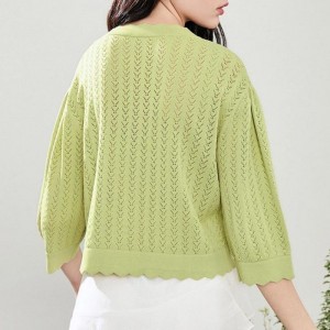 Moda de verano con cárdigans prendas de punto para mujeres