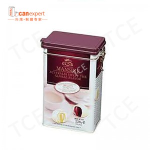 Fabricantes de lata personalizado Canal rectángulo mayorista de lata redonda redonda de hojalata