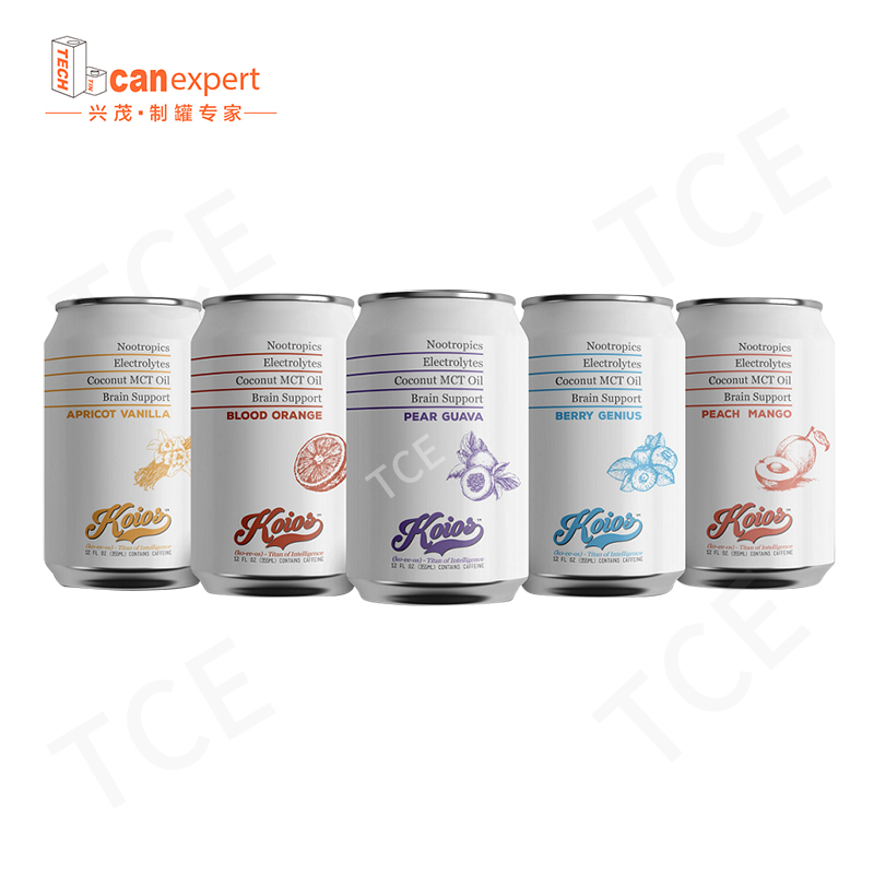 Embalaje de seguridad de grado alimentario al por mayor 250 ml de 500 ml de bebida de aluminio impreso lata para bebidas de cerveza botella de metal