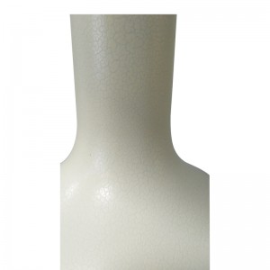 Lámpara de mesa de resina de hotel Homewood Suites con cuerpo de resina de crujido marfil en la habitación del hotel