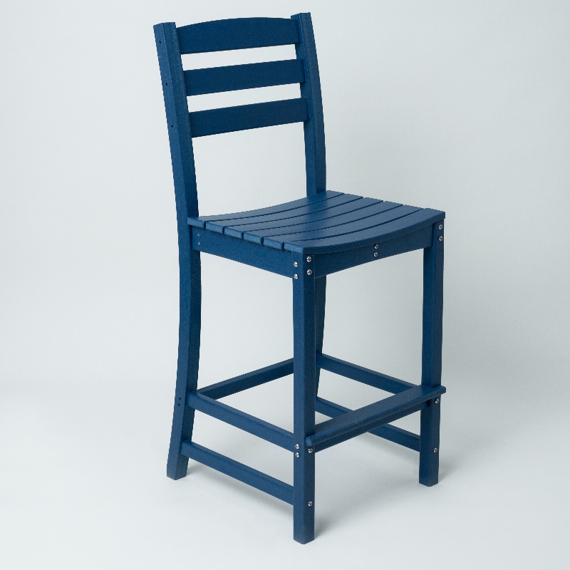 Silla alta adirondack con color azul