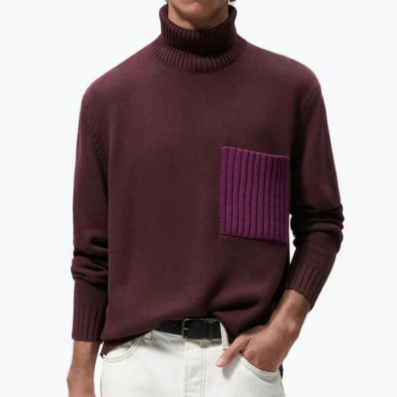 2023 Winter Warm Turtleneck Sweater para hombres