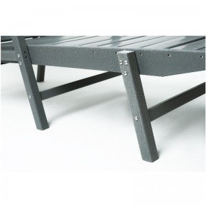 Sillón de chaise de patio al aire libre